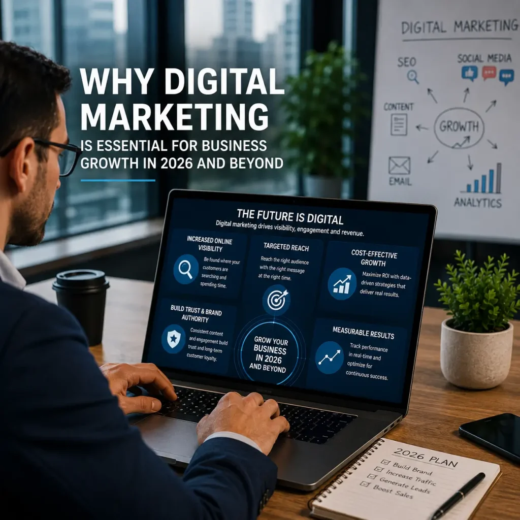 Why Digital Marketing Is Essential for Business Growth in 2026 and Beyond